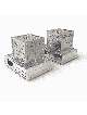 עיצוב כותל מערבי ייחודי מכסף סטרלינג תפילי, תפילין וטפי